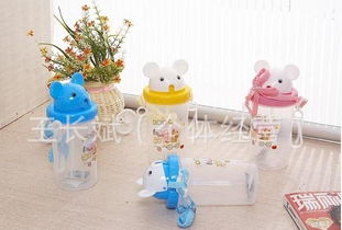 哈爾濱兒童用品批發(fā) 500ml子彈彈頭吸管水壺價(jià)格、廠家及圖片指南